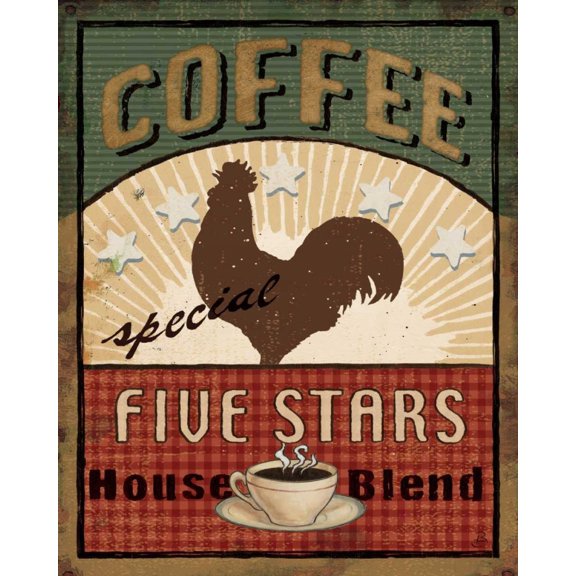 Coffee Blend III Poster Print by Daphne Brissonnet (10 x 8)