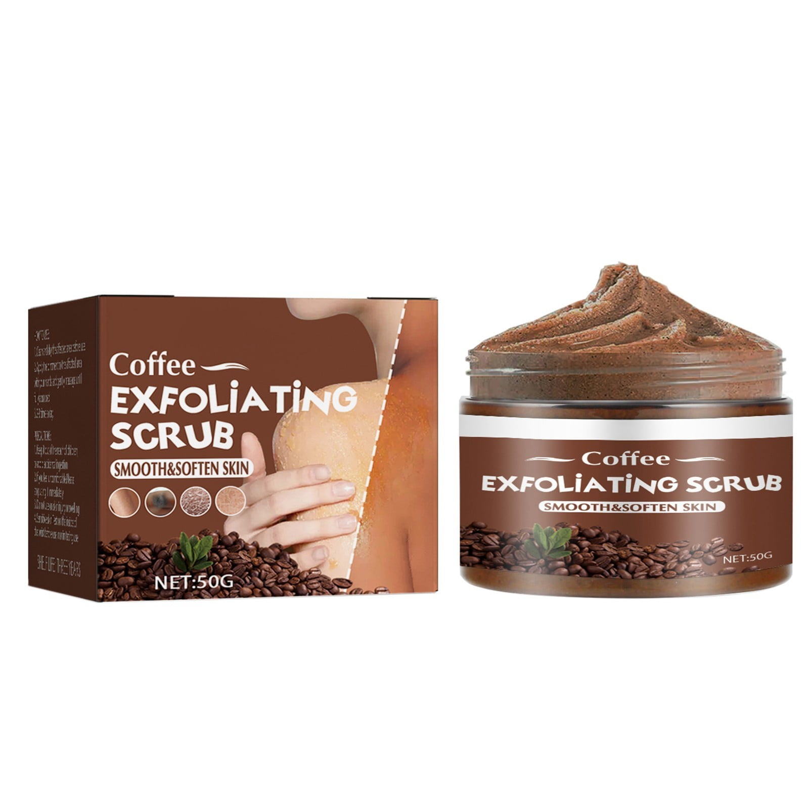 Coffee Body Scrub For Face Hands And Feet Moisturizing And Exfoliating