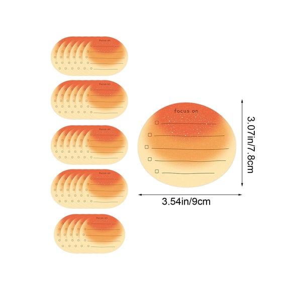 Coffee Bread Themed Sticky Notes Set - 30 Sheets Peel & Stick Die-Cut Notepads, 5 Cute Shapes for Journaling Planners, Desk Decor, To-Do Lists, Memo Pads
