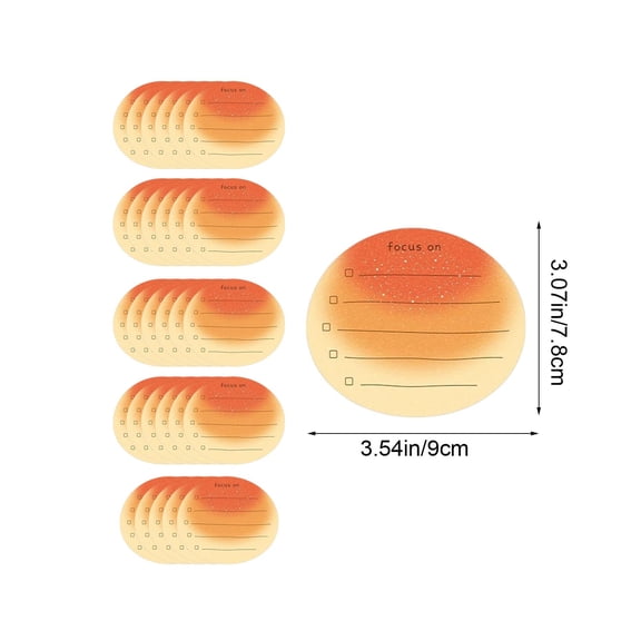 Coffee Bread Themed Sticky Notes Set - 30 Sheets Peel & Stick Die-Cut Notepads, 5 Cute Shapes for Journaling Planners, Desk Decor, To-Do Lists, Memo Pads