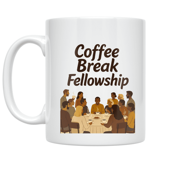 Coffee Break Fellowship - Community Connection Enthusiast - 11 oz Ceramic Coffee Mug