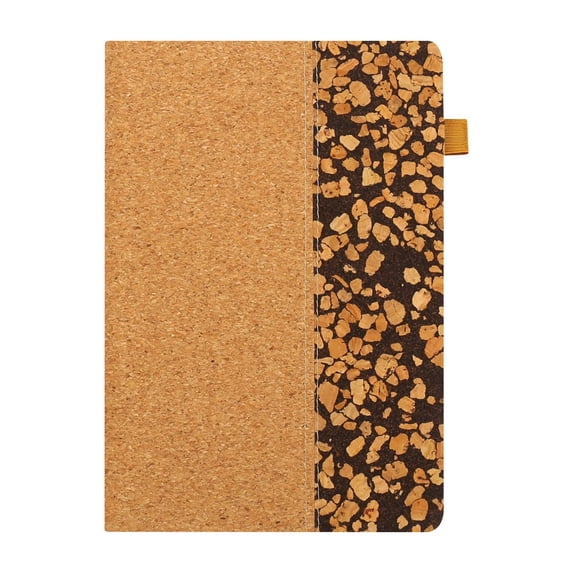 Coffee Brown Wood Texture Cover Retro Journal Notebook