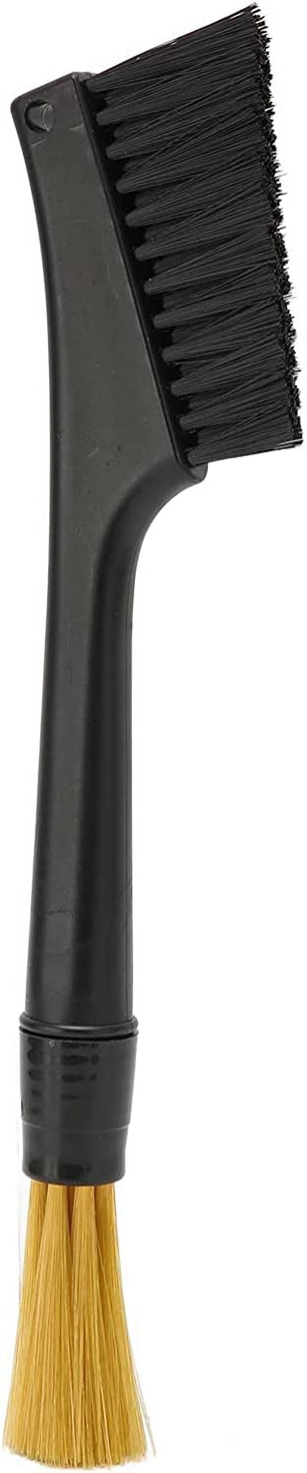 Coffee Brush, Cleans Brush Set Straight No Falling Out Bristles Walnut