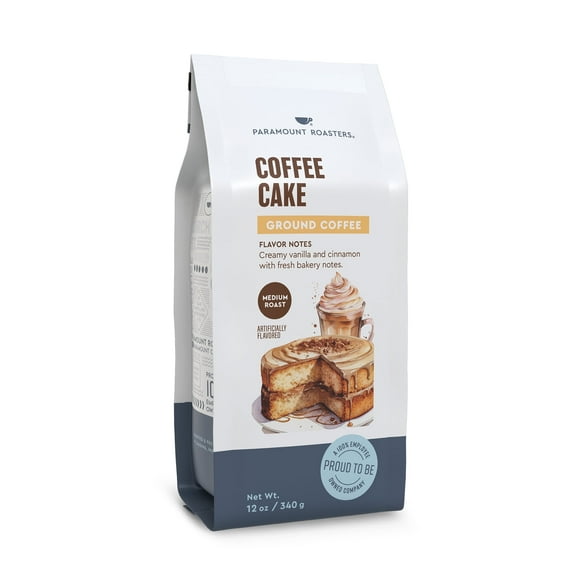 Paramount Roasters Coffee Cake Medium Roast Flavored Ground Coffee, 12 oz