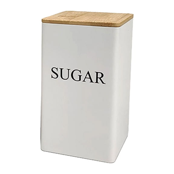 Coffee Candy Tea Canister Container Metal Kitchen Canister with Airtight Lids Food Storage Container Jars for Kitchen Counter Farmhouse Kitchen Home Happy Day!