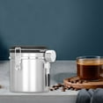 thumbnail image 1 of Coffee Canister,Airtight Stainless Steel Food Storage Container for Coffee Beans,Ground, Sugar,Espresso,Rice,Tea,Flour,1500ML, 1 of 8