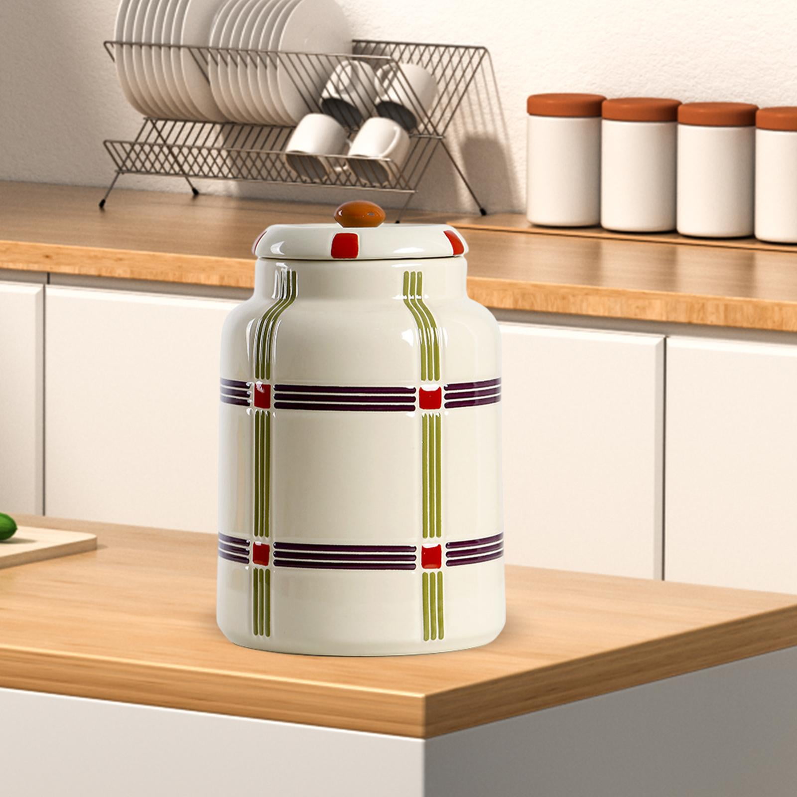 Coffee Canister Food Storage Container Airtight Lid Cereal Coffee Beans