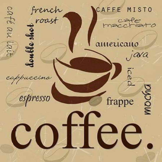 Coffee Canvas Art - Anna Quach (24 x 24)