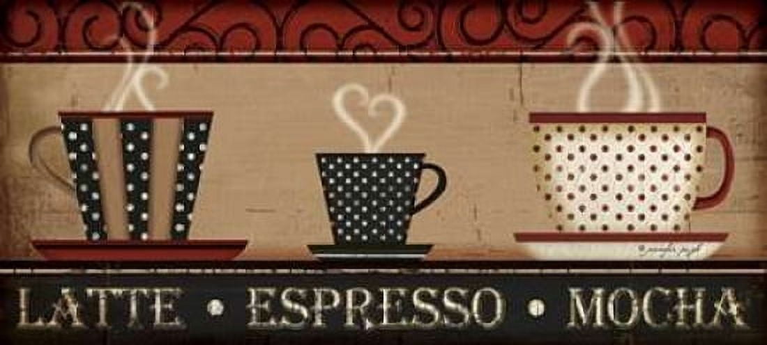Coffee Canvas Art - Jennifer Pugh (24 x 48)