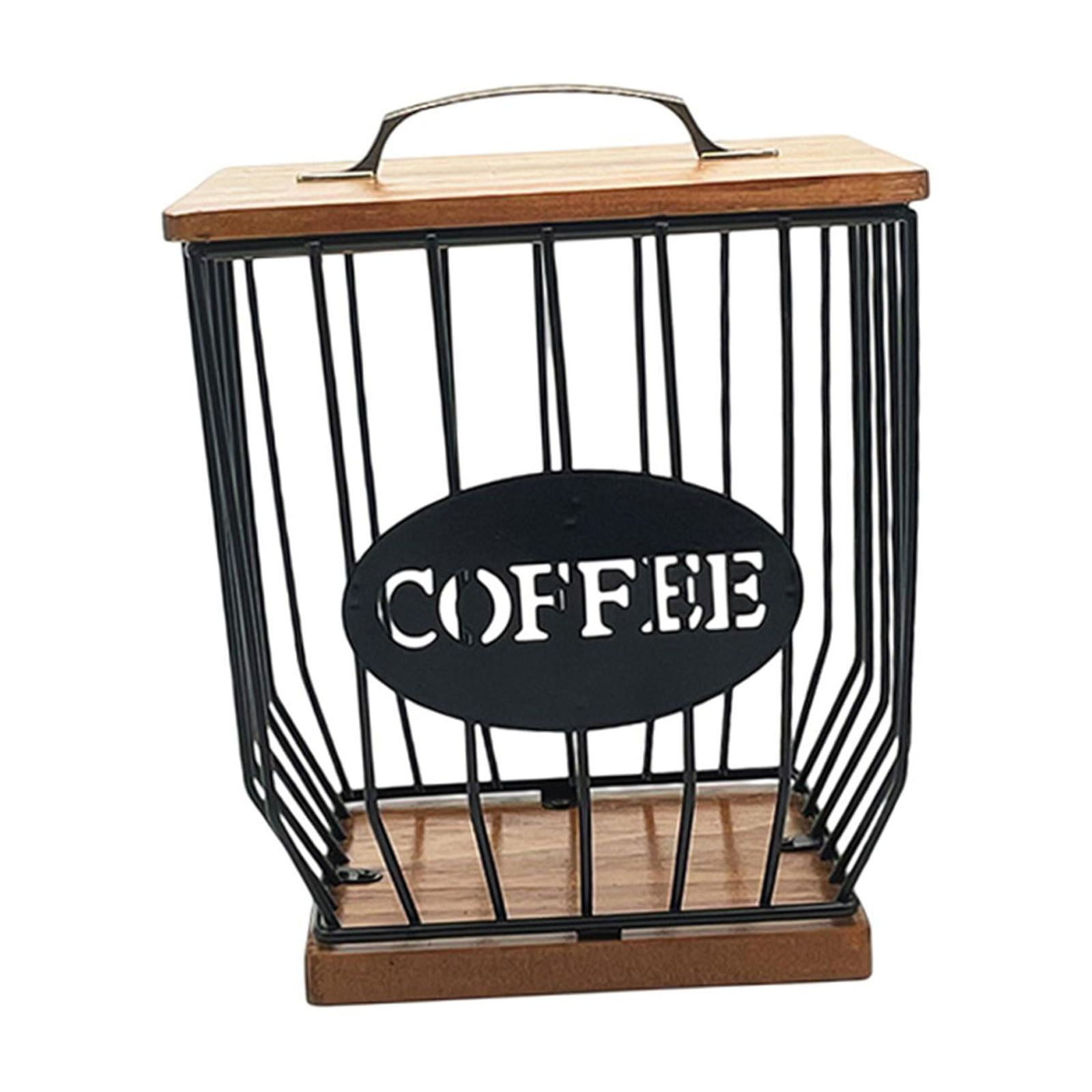 Coffee Capsule Cages Sturdy Coffee Pod Storage Basket for Table Counter
