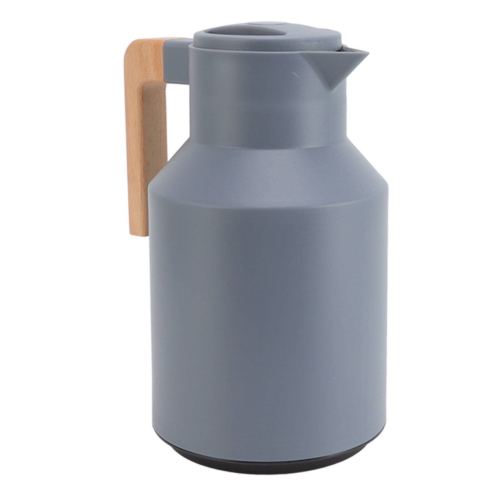 Coffee Carafe 1000ml Wooden Handle Double Wall Vacuum Heat Retention