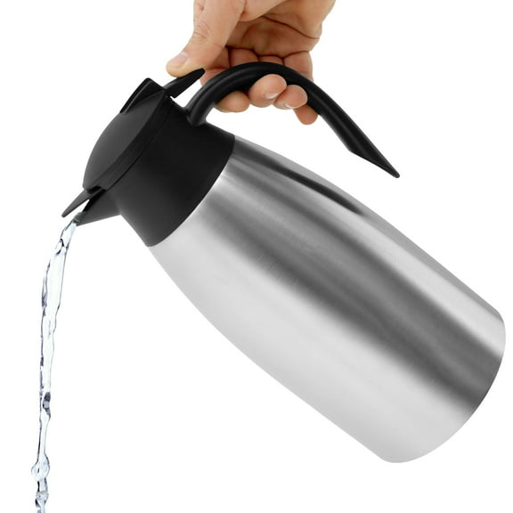 Coffee Carafe Stainless Steel Insulated Coffee Carafe Vacuum Insulated Coffee Carafe 68Oz Thermal Coffee Carafe Leak Proof Insulated Coffee Carafe with Handle Suitable for Tea