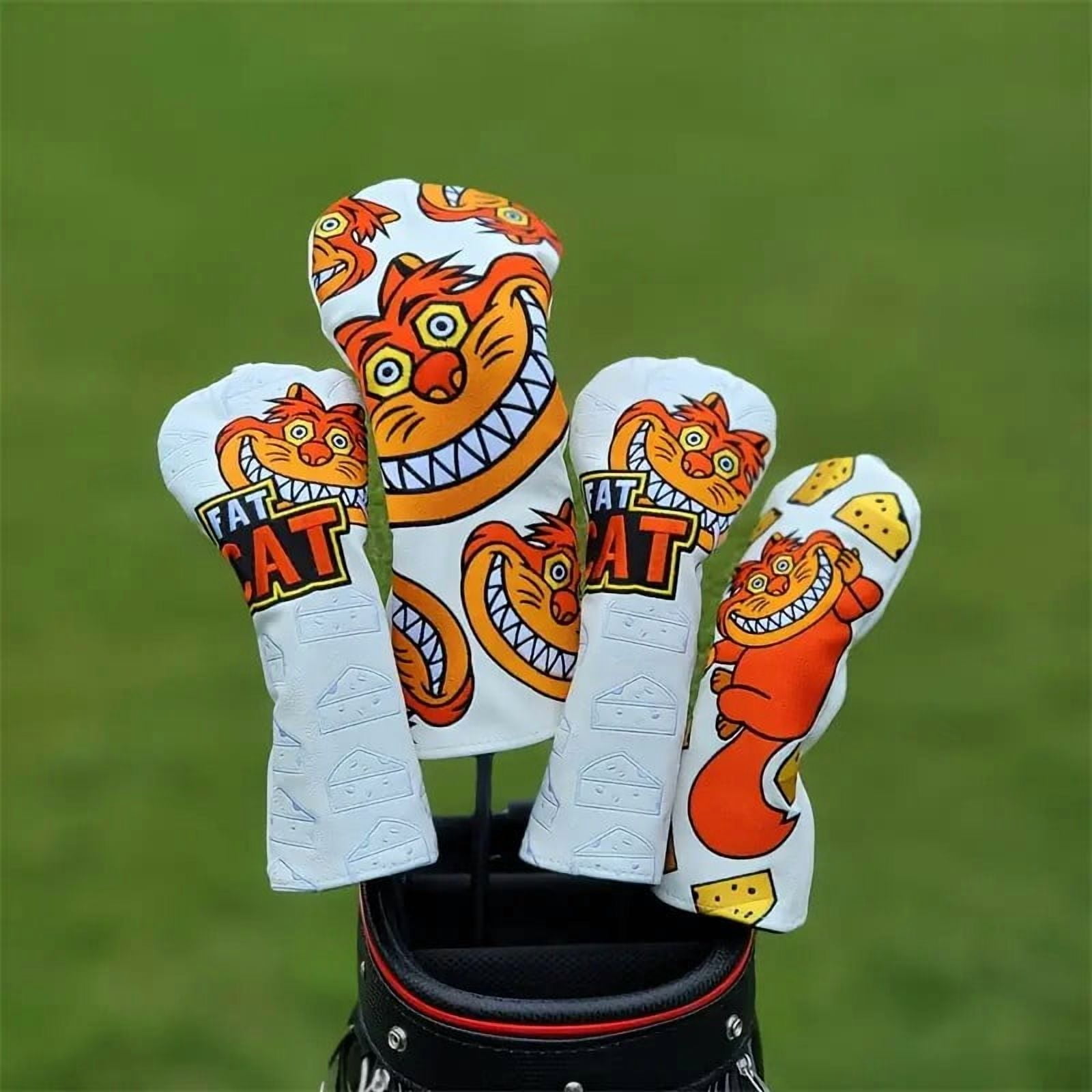 Coffee Cat Golf Club Headcover – PU Leather Driver