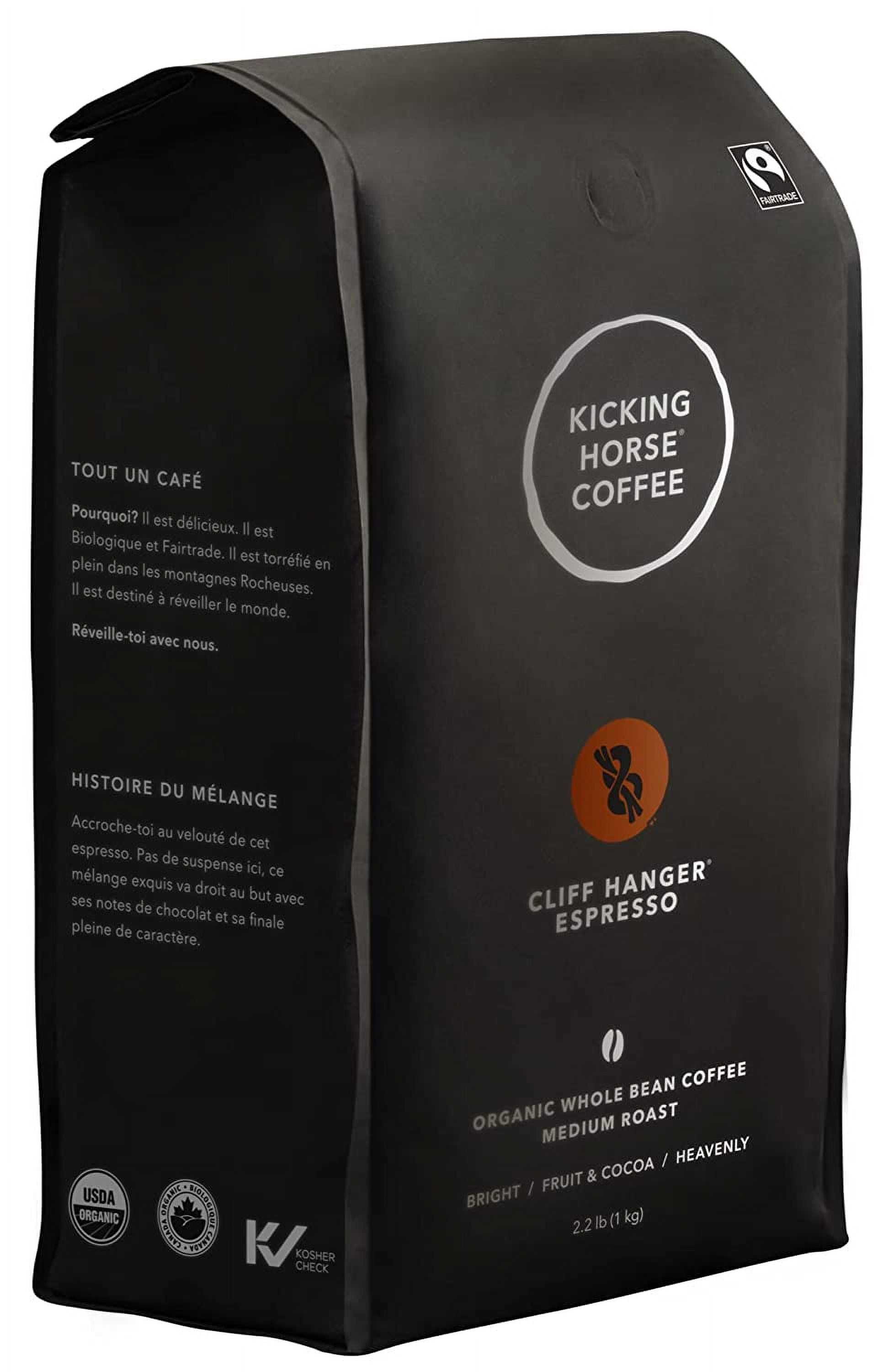 Coffee, Cliff Hanger Espresso, Medium Roast, Whole Bean, 2.2 Pound