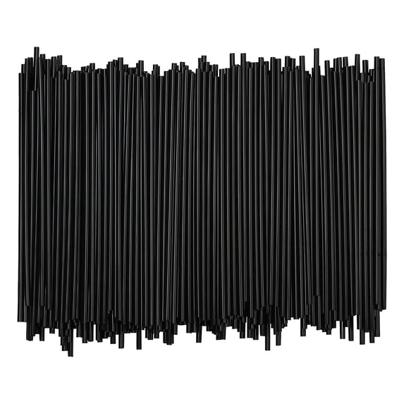 Coffee & Cocktail Stirrers/Straws Disposable Plastic Sip Stir Swizzle Sticks 500pcs Plastic Straw Disposable Straw Coffee Stirring Stick Cocktail Decoration Straight Tube