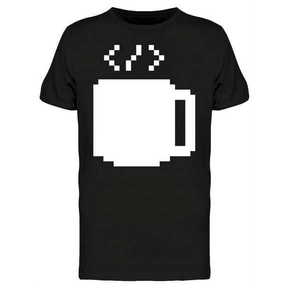 Coffee Code Mug T-Shirt Men -Image by Shutterstock, Male 3X-Large