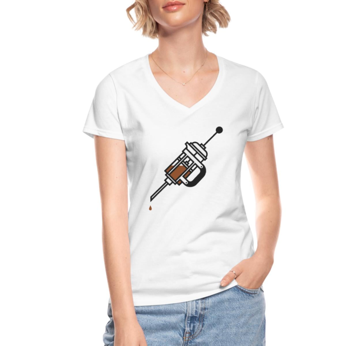 Coffee Coffee Coffee Women's VNeck TShirt