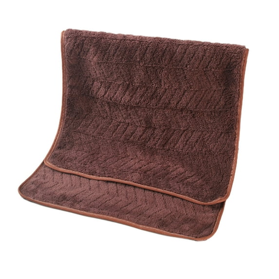 Coffee Color Microfiber Towel Ultra-Soft Absorbent for Daily Use, Quick-Dry Coral Fleece Bath Towel for Home and Travel, Machine Washable