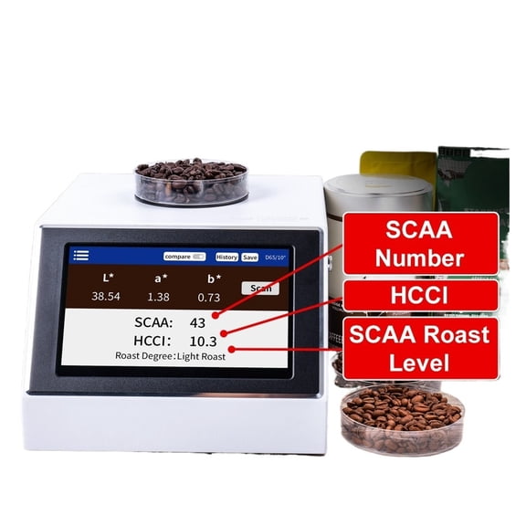 Coffee Colorimeter Meter Coffee Bean Roast Degree Tester Professional Roasted Level Measurement LS177C