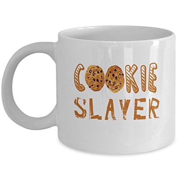 Slayer 11 oz Coffee Mug - Coffee Cookie White Ceramic Gift