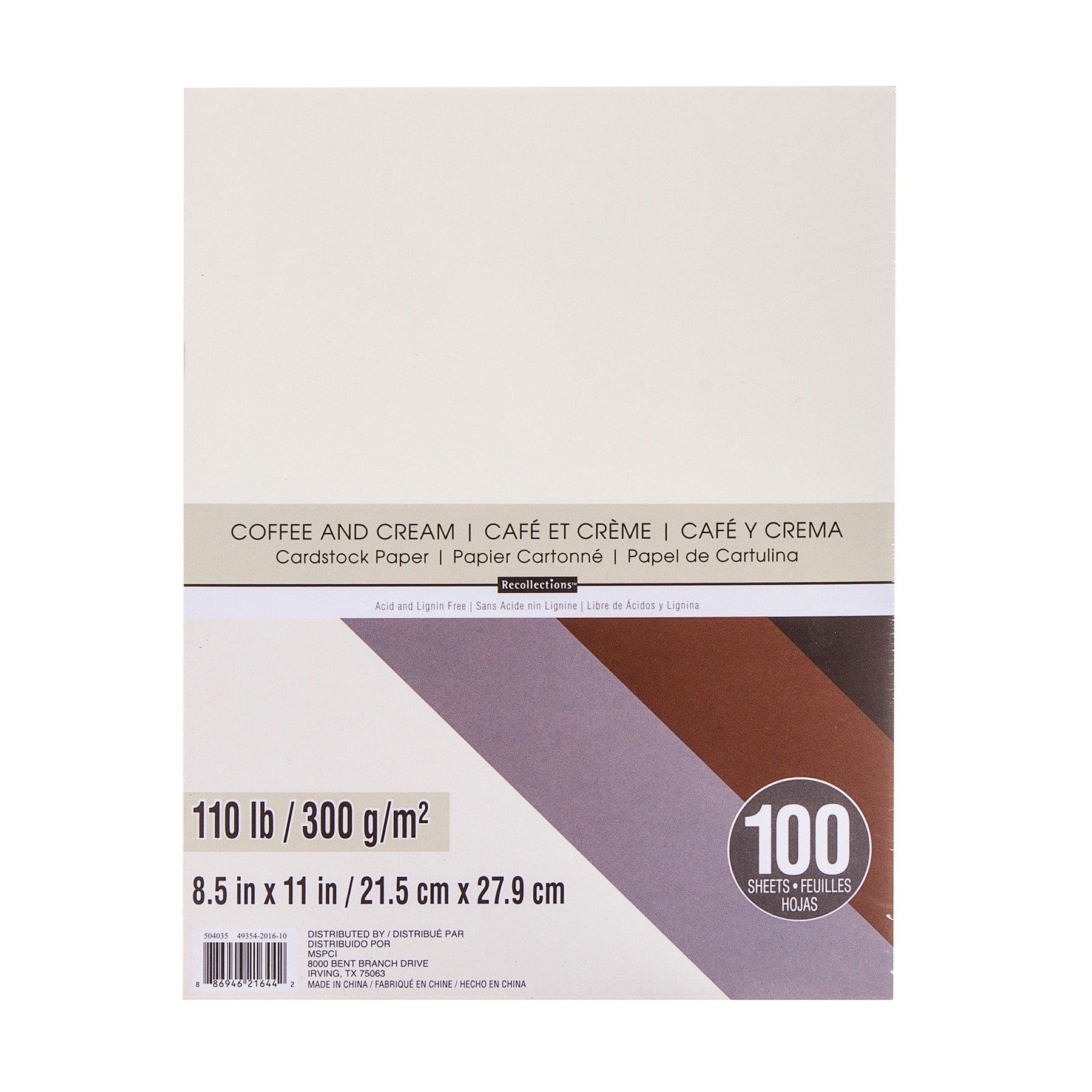 Kraft 8 x 8 Cardstock Paper by Recollections™, 100 Sheets