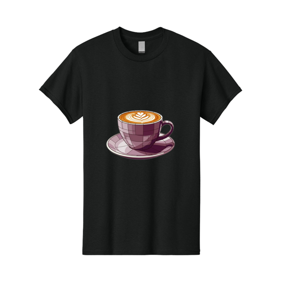 Coffee-Cup-10 Mens Graphic Tee, 100% Cotton, Casual Summer Wear
