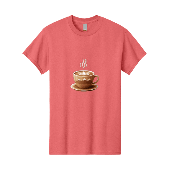 Coffee-Cup-11 Mens Graphic Tee, 100% Cotton, Casual Summer Wear