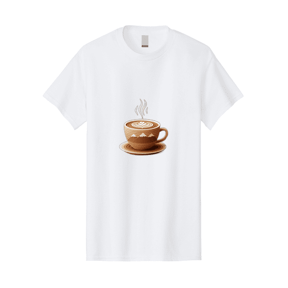 Coffee-Cup-11 Mens Graphic Tee, 100% Cotton, Casual Summer Wear