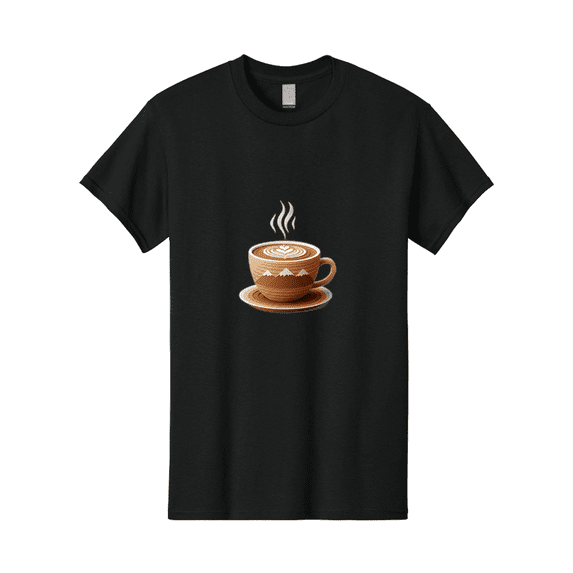 Coffee-Cup-11 Mens Graphic Tee, 100% Cotton, Casual Summer Wear