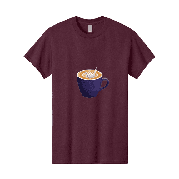Coffee-Cup-12 Mens Graphic Tee, 100% Cotton, Casual Summer Wear