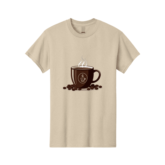 Coffee-Cup-13 Mens Graphic Tee, 100% Cotton, Casual Summer Wear
