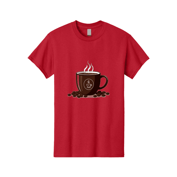 Coffee-Cup-13 Mens Graphic Tee, 100% Cotton, Casual Summer Wear
