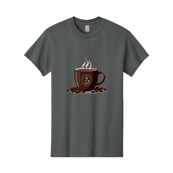 Coffee-Cup-13 Mens Graphic Tee, 100% Cotton, Casual Summer Wear