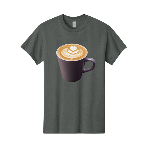 Coffee-Cup-14 Mens Graphic Tee, 100% Cotton, Casual Summer Wear