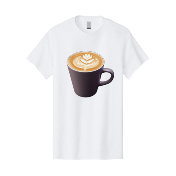 Coffee-Cup-14 Mens Graphic Tee, 100% Cotton, Casual Summer Wear
