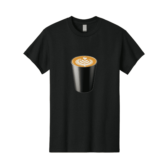 Coffee-Cup-15 Mens Graphic Tee, 100% Cotton, Casual Summer Wear