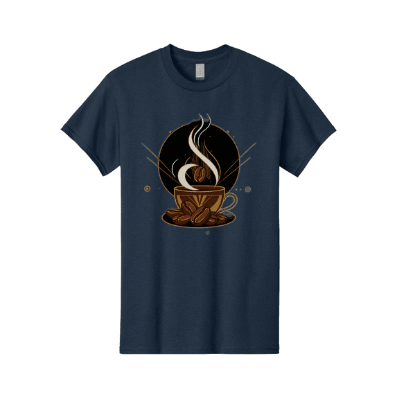 Coffee-Cup-7 Mens Graphic Tee, 100% Cotton, Casual Summer Wear