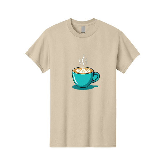 Coffee-Cup-9 Mens Graphic Tee, 100% Cotton, Casual Summer Wear