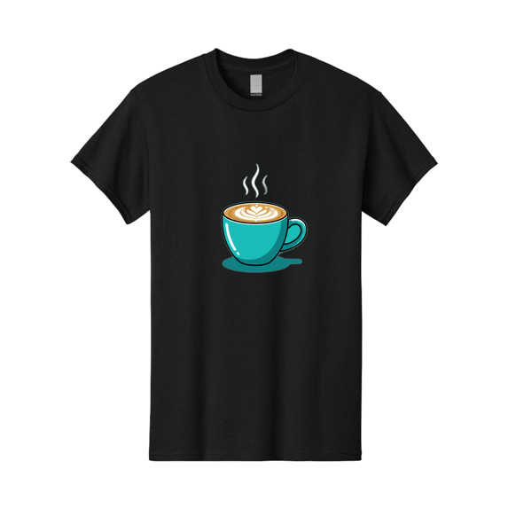 Coffee-Cup-9 Mens Graphic Tee, 100% Cotton, Casual Summer Wear