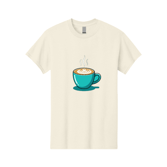 Coffee-Cup-9 Mens Graphic Tee, 100% Cotton, Casual Summer Wear