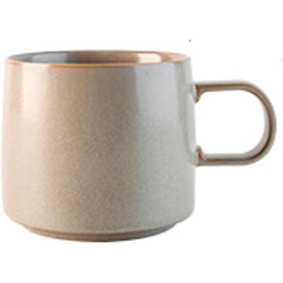 Coffee Cup Breakfast Fruit Plate Household Ceramic Coffee Cup Cutlery Set Coffee (Grey)