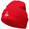 thumbnail image 1 of Coffee Cup Embroidered Long Beanie - Red OSFM, 1 of 5
