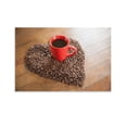 thumbnail image 1 of Coffee Cup With Heart Shaped Coffee Beans Poster Decorative Painting Canvas Wall Art Living Room Posters Bedroom Painting,Unframe-style,12x18inch(30x45cm), 1 of 8