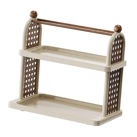 Coffee Cup Holder Mug Tree Stand Countertop Display with Removable Wooden Rods for Kitchen and Home Organization