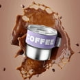 thumbnail image 1 of Coffee Cup With Lid 400mL Stainless Steel Insulated Cup Portable Leak Proof Insulated Cup With Elastic Sleeve Household Office Car Spill Proof Coffee Cup, Xinsrenus Under $5! Coffee Cup With, 1 of 7