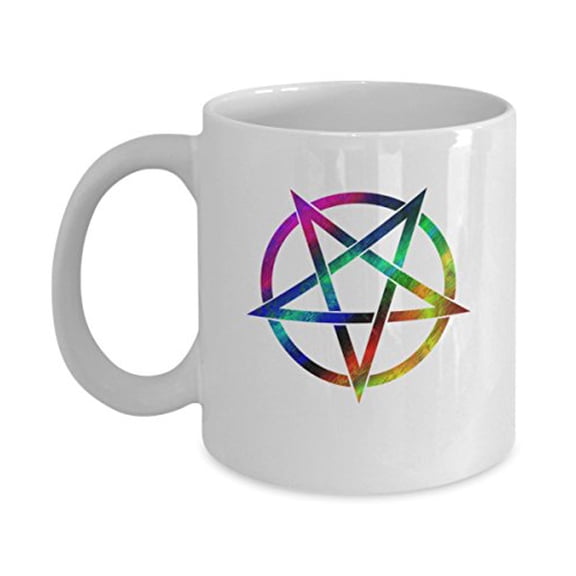 Witch Themed 11 oz Coffee Mug - Coffee Cup Magic White Ceramic Gift