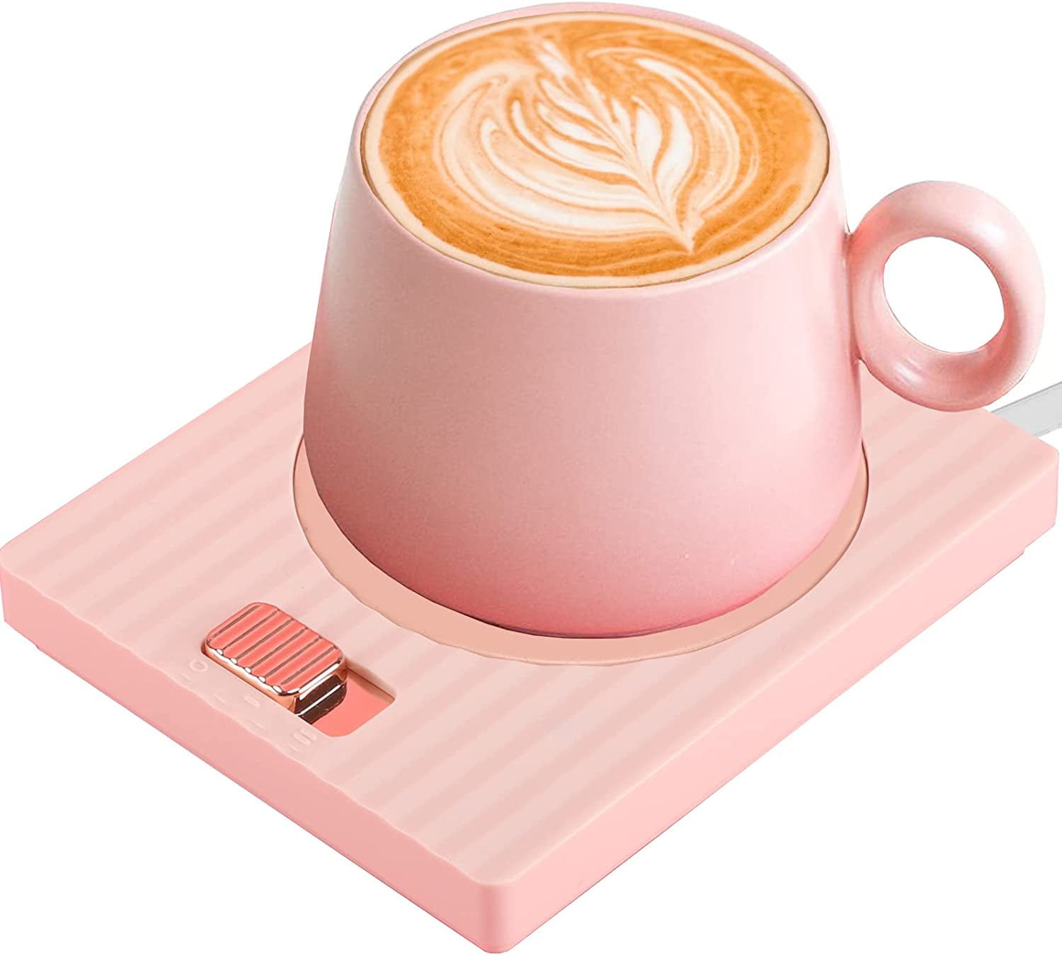 Coffee Cup Warmer. Coffee Warmer for Desk with Light .2 Temperature ...