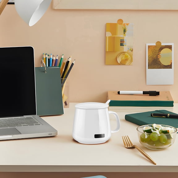 Coffee Cup Warmer With Mug Digital Display, USB Heated Drink Warmer Three Temperature Settings Constant Heat Base, Mug Warmer for Coffee Tea Milk Office Desk Home Use
