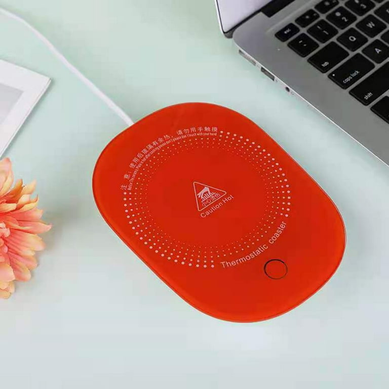 NEW High Quality USB Electric Heated Coaster 55 Degree Celsius Constant  Temperature Coaster for All Kinds of Cups Drink Warm Heater