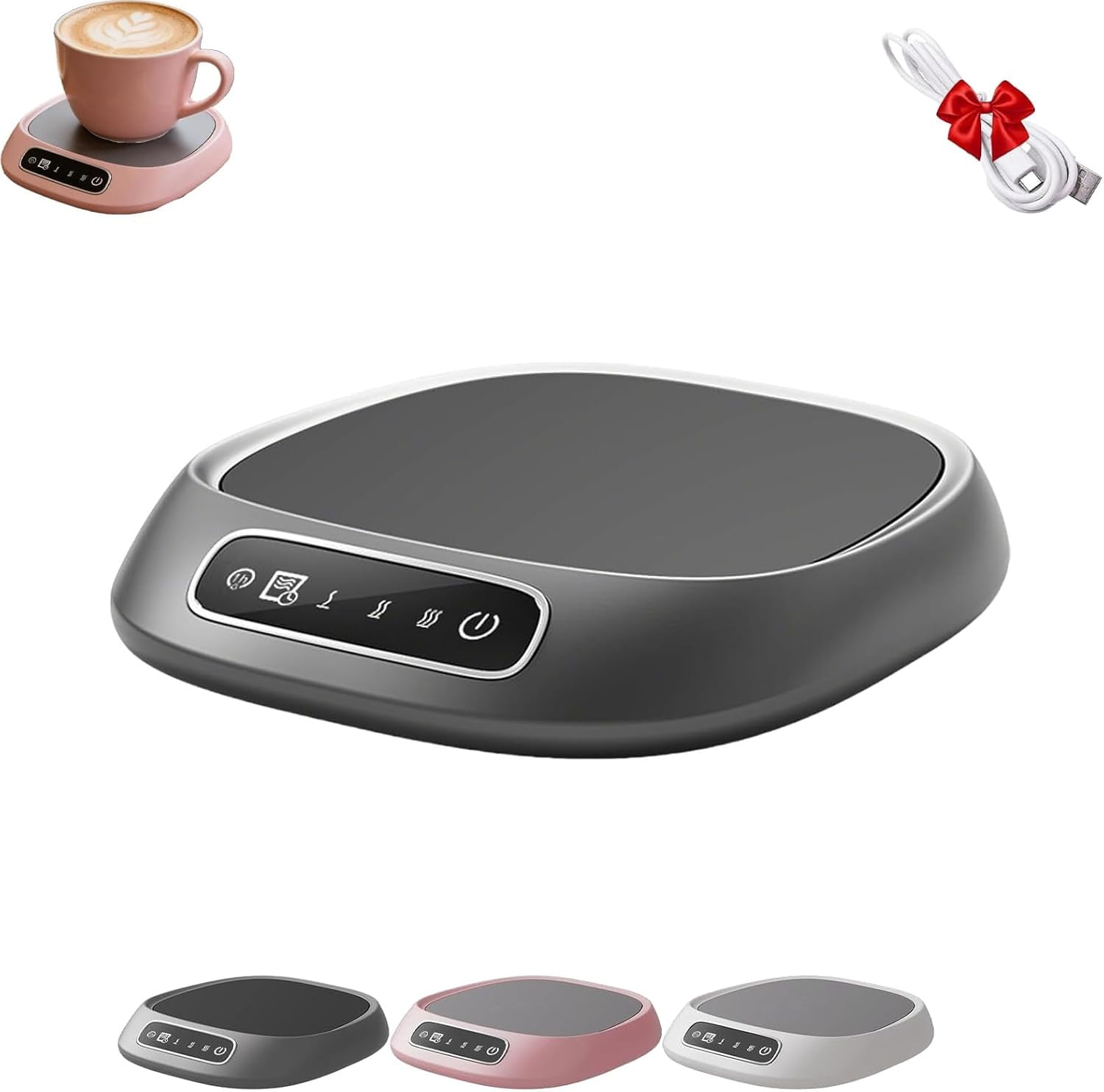 Photo inspiration: Visual Reference: Coffee Cup Warmer Smart Touch Electric Mug Warmer 3 Temperature